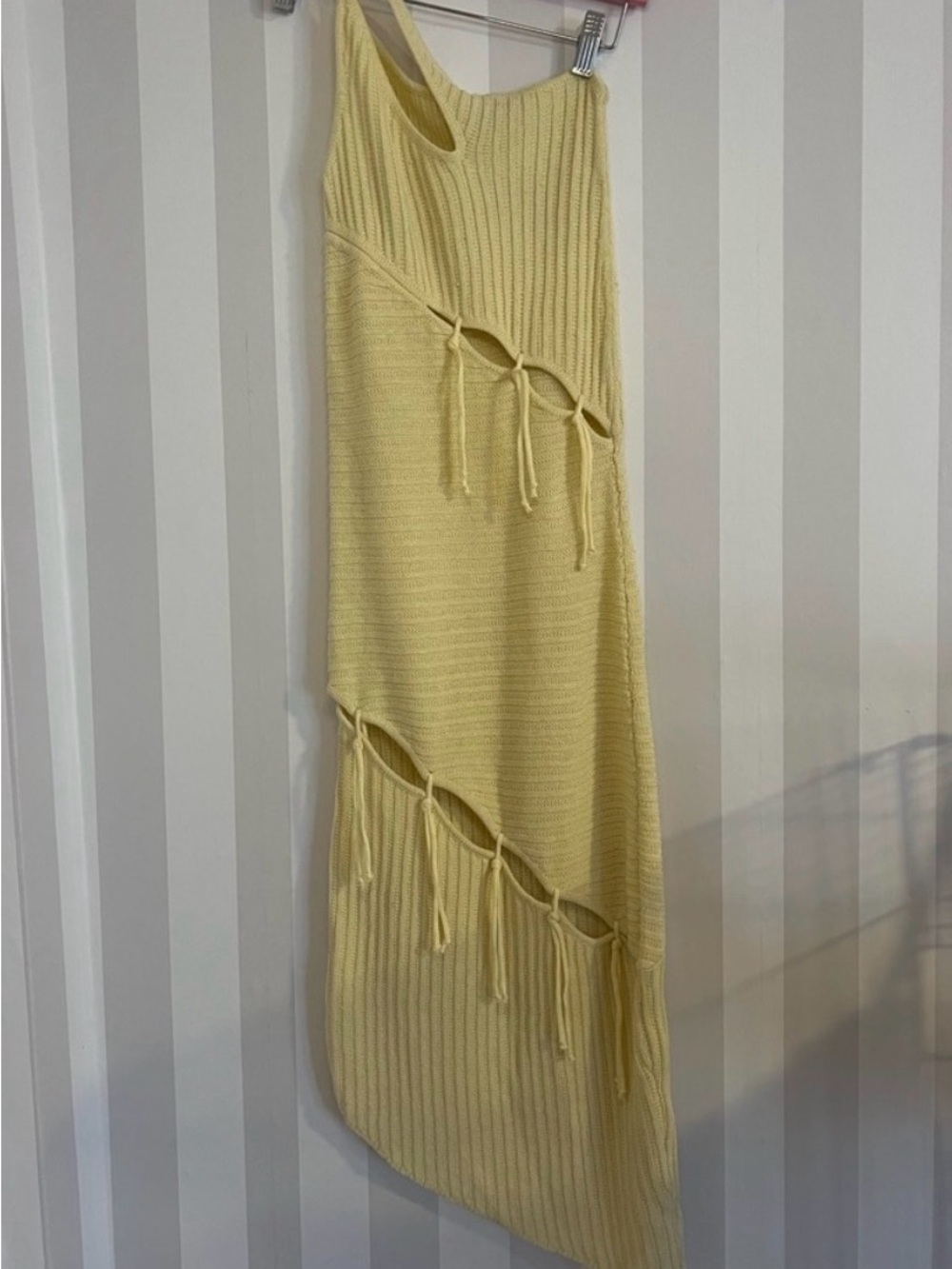 NBD One Shoulder Yellow Dress Xs/ s works
